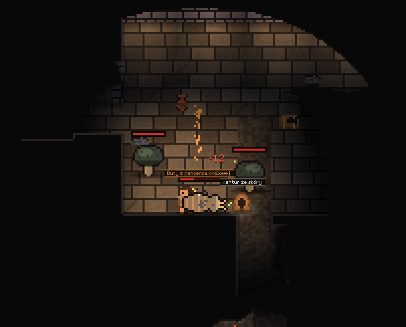 Loot on the dungeon floor.
